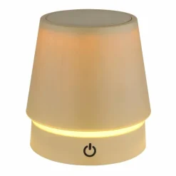 Luminaires Globo Lighting Éclairage Led|Carlos Lampe à poser LED Chrome, Sable, 1 lumière