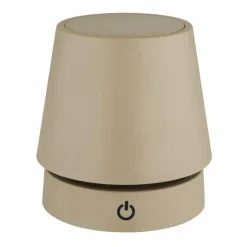 Luminaires Globo Lighting Éclairage Led|Carlos Lampe à poser LED Chrome, Sable, 1 lumière
