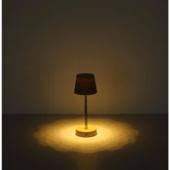 Luminaires Globo Lighting Éclairage Led|Carlos Lampe à poser LED Chrome, Blanc, 1 lumière