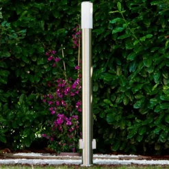 Caserta Lampadaire, Eclairage de chemin Acier inoxydable, 1 lumière