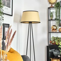 hofstein Lampadaires Et Lampes Sur Pied|Chellas Lampadaire beige, Noir, 1 lumière