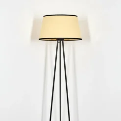 hofstein Lampadaires Et Lampes Sur Pied|Chellas Lampadaire beige, Noir, 1 lumière