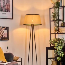 hofstein Lampadaires Et Lampes Sur Pied|Chellas Lampadaire beige, Noir, 1 lumière
