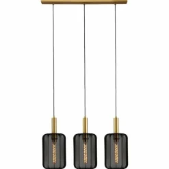 Luminaires Lucide Suspensions|CORINA Suspension Laiton, 3 lumières