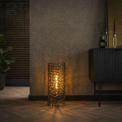 hofstein Lampadaires Et Lampes Sur Pied|Cortecega Lampadaire Noir, 1 lumière