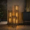 hofstein Lampadaires Et Lampes Sur Pied|Cortecega Lampadaire Noir, 3 lumières