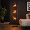 hofstein Lampadaires Et Lampes Sur Pied|Cosmos Lampadaire Anthracite, 3 lumières