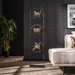 hofstein Lampadaires Et Lampes Sur Pied|Cosmos Lampadaire Anthracite, 3 lumières