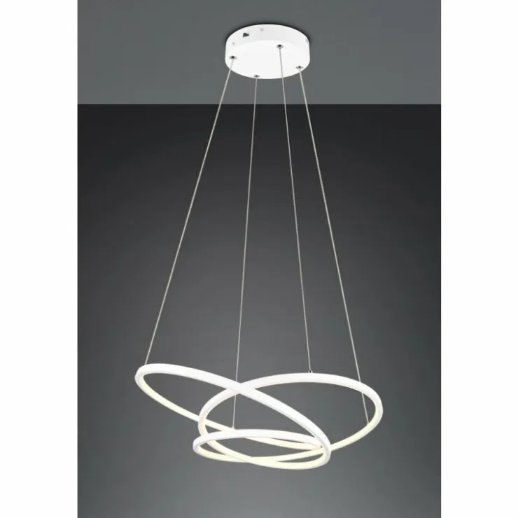 Luminaires Trio Éclairage Led|Darvin Suspension LED Blanc, 1 lumière