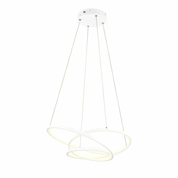 Luminaires Trio Éclairage Led|Darvin Suspension LED Blanc, 1 lumière