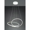 Luminaires Trio Suspensions|Darvin Suspension LED Blanc, 1 lumière