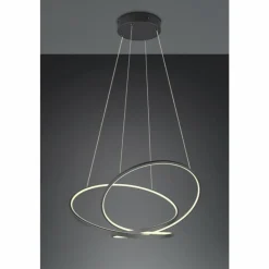 Luminaires Trio Suspensions|Darvin Suspension LED Noir, 1 lumière