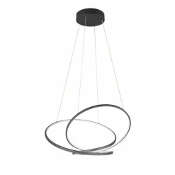 Luminaires Trio Suspensions|Darvin Suspension LED Noir, 1 lumière