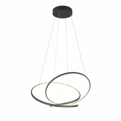 Luminaires Trio Suspensions|Darvin Suspension LED Noir, 1 lumière