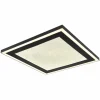 Luminaires Globo Lighting Éclairage Led|DAVIES Plafonnier LED Noir, 1 lumière