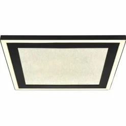 Luminaires Globo Lighting Éclairage Led|DAVIES Plafonnier LED Noir, 1 lumière