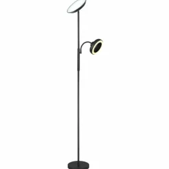 Luminaires Globo Lighting Éclairage Led|DAVYD Lampadaire LED Noir, 1 lumière