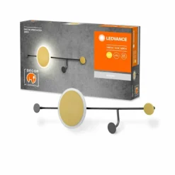 Luminaires Ledvance Éclairage Led|DECOR Applique murale / Plafonnier LED Gris, 1 lumière