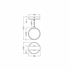 Luminaires Ledvance Éclairage Led|DECOR Applique murale / Plafonnier LED Noir, 1 lumière