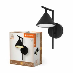 Luminaires Ledvance Éclairage Led|DECOR Applique murale / Plafonnier LED Noir, 1 lumière