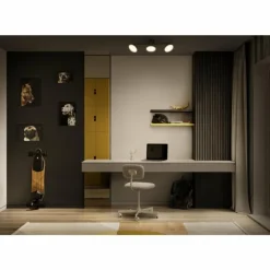 Luminaires Ledvance Éclairage Led|DECOR Applique murale / Plafonnier LED Noir, 3 lumières