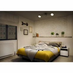 Luminaires Ledvance Éclairage Led|DECOR Applique murale / Plafonnier LED Noir, 4 lumières