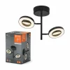 Luminaires Ledvance Éclairage Led|Decor Plafonnier LED Noir, 2 lumières