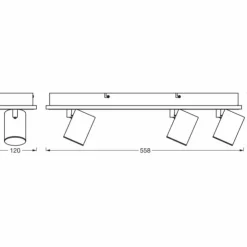 Luminaires Ledvance Éclairage Led|Decor Plafonnier LED Noir, 3 lumières