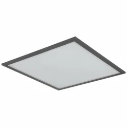 Luminaires Globo Lighting Éclairage Led|Doha Plafonnier LED Anthracite, Blanc, 1 lumière