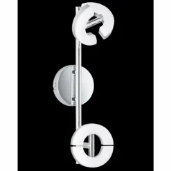 Luminaires Fischer & Honsel Appliques|Donut Honsel Plafonnier LED Chrome, 2 lumières