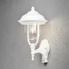 Détecteur de mouvement Konstsmide Pallas Blanc, 1 lumière, Détecteur de mouvement