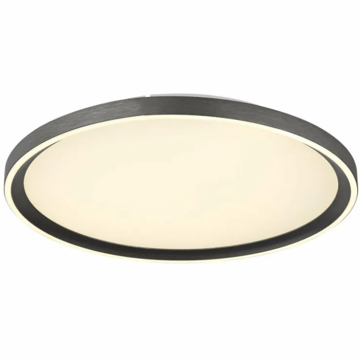 Luminaires Globo Lighting Éclairage Led|Dublin Plafonnier LED Gris, 1 lumière, Télécommandes