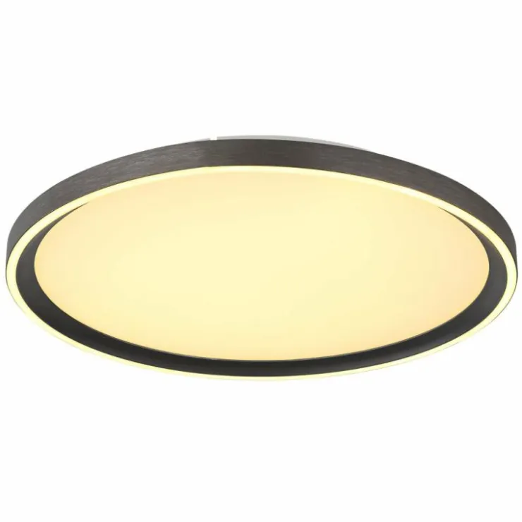 Luminaires Globo Lighting Éclairage Led|Dublin Plafonnier LED Gris, 1 lumière, Télécommandes