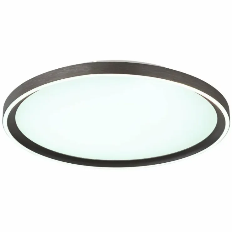 Luminaires Globo Lighting Éclairage Led|Dublin Plafonnier LED Gris, 1 lumière, Télécommandes