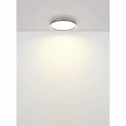 Luminaires Globo Lighting Éclairage Led|Dublin Plafonnier LED Gris, 1 lumière, Télécommandes