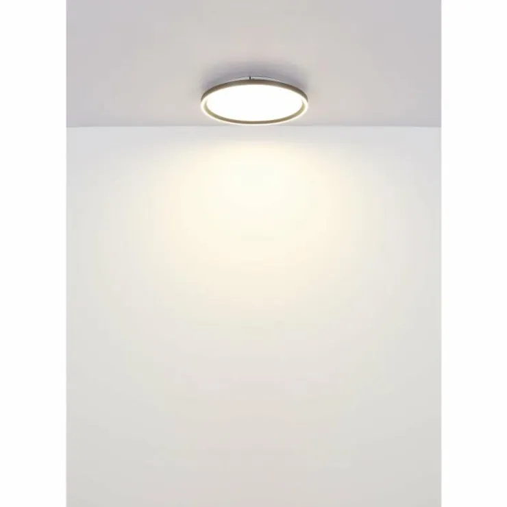 Luminaires Globo Lighting Éclairage Led|Dublin Plafonnier LED Gris, 1 lumière, Télécommandes