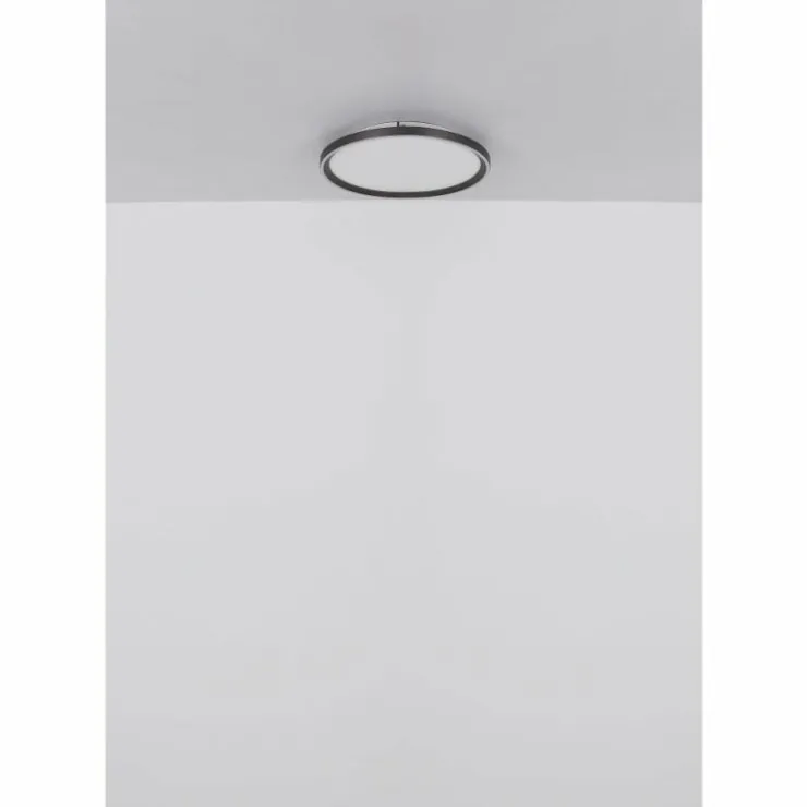 Luminaires Globo Lighting Éclairage Led|Dublin Plafonnier LED Gris, 1 lumière, Télécommandes