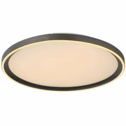 Luminaires Globo Lighting Éclairage Led|Dublin Plafonnier LED Gris, 1 lumière, Télécommandes