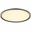 Luminaires Globo Lighting Éclairage Led|Dublin Plafonnier LED Gris, 1 lumière, Télécommandes