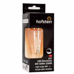 E27 LED 6 watt 2200 kelvin 320 lumen
