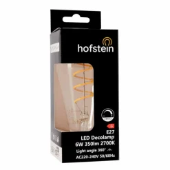 E27 LED 6 watt 2700 kelvin 350 lumen