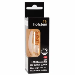 E14 LED 4 watt 2200 kelvin 220 lumen