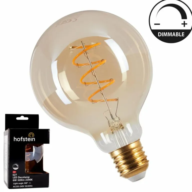E27 LED 6 watt 2200 kelvin 320 lumen