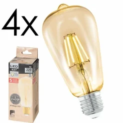 E27 LED 4 Watt blanc chaud 220 Lumen