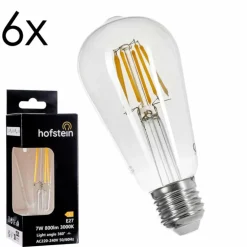 E27 LED 6 Watt blanc chaud 800 Lumen