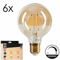E27 LED 6 Watt blanc chaud dimmable 650 Lumen