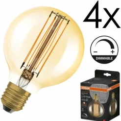 E27 LED 5.8 Watt blanc chaud dimmable 470 Lumen