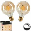 E27 Lot de 2 LED 6 watts 2200 kelvins 650 lumens