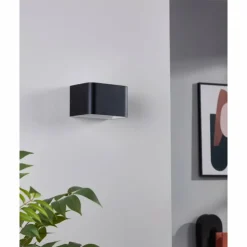 Luminaires Eglo Éclairage Led|Eglo Applique murale LED Noir, Blanc, 1 lumière