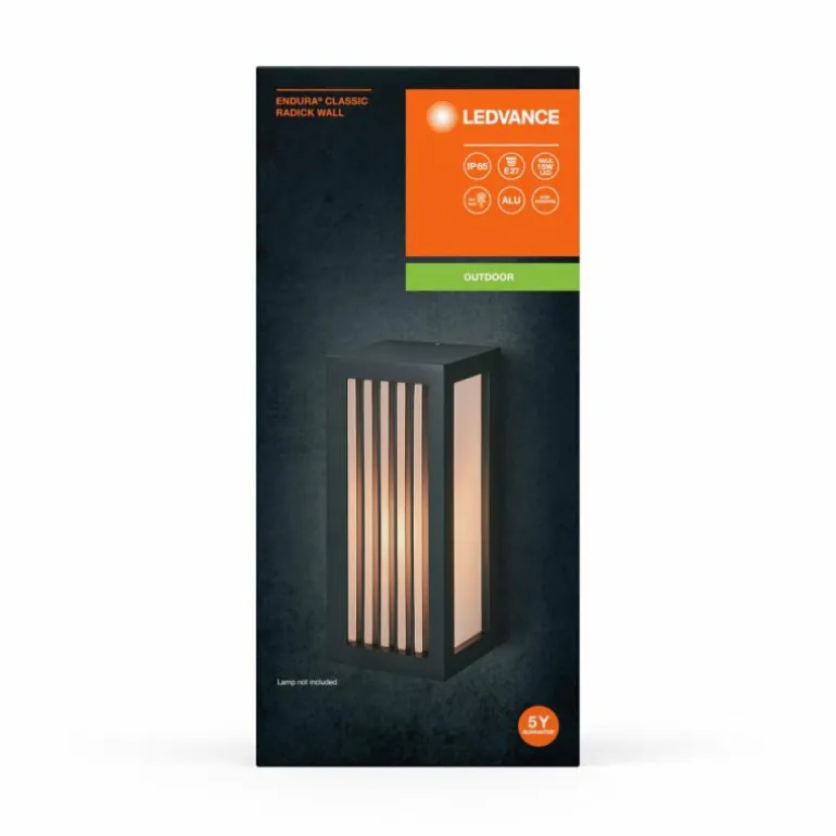 Endura Applique murale Luminaires Ledvance Gris, 1 lumière